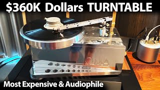 360K Dollars Most EXPENSIVE 🔥 TURNTABLE 🔥 and AUDIOPHILE Sounding Analog HighEnd System [upl. by Nahgaem]