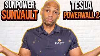 SunPower SunVault vs Tesla Powerwall II [upl. by Ellennahs]