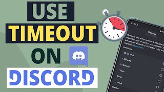 How to Give Timeout To Someone on Discord 2022 [upl. by Hnirt]