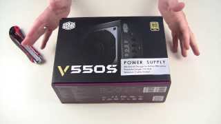 Unboxing Cooler Master Netzteil V550s  german  HD [upl. by Aima]