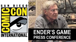 Enders Game Comic Con 2013 Interview  Harrison Ford  Beyond The Trailer [upl. by Nason935]