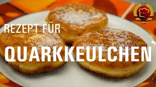 Wunderbares Quarkkeulchen Rezept zum selber backen Omas DDR Rezept [upl. by Ahsyle19]