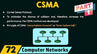 Carrier Sense Multiple Access CSMA – Part 1 [upl. by Atiken]