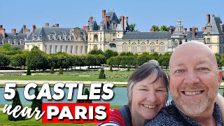 Top 5 Castles to Visit near Paris incl Versailles [upl. by Anaibaf]