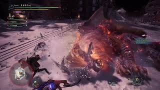 Greatsword did GREAT on Tempered Teostra Day of Ruin GS Frostcraft  MHW Iceborne [upl. by Colier]