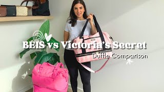 Duffle Bag Review  Victoria’s Secret vs BÉIS Mini Weekender [upl. by Lorusso695]