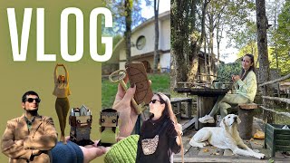 Yedigöllerde Hobbit Evlerinde Konakladık Doğayla İç İçe Vlog 🍂🌲 [upl. by Airual]