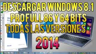 Como Descargar Windows 81 Pro Final Full  32 amp 64 Bits En Español  Activador 1 Link MEGA [upl. by Oinesra626]