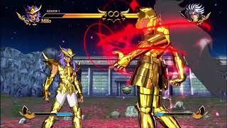 Milo De Escorpion Vs Saga De Geminis Saintia Sho Mod By Hypnos Saint Seiya Soldiers Soul [upl. by Albina332]