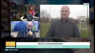 Rënia e temperaturave Besim Aliu  Meteorolog  Për ditë të mbarë  12112024 [upl. by Cally]