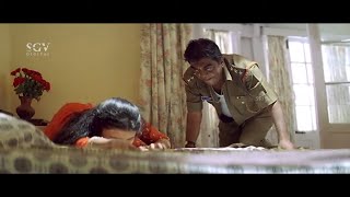 Police Forcing Dumb Girl Scene  Sogasugara Kannada Movie  Jayasurya Nisha Srinath [upl. by Gittel]