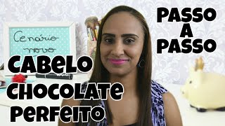 Cabelo Chocolate Perfeito  Passo a Passo [upl. by Eicirtap257]