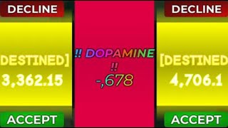 ROLLING DOPAMINE 678000000000 RNG  Roblox Fortunes End  Flex Your Luck [upl. by Rodman]