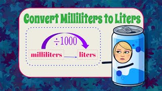 How to Convert Milliliters to Liters  5MDA1 💛💙 [upl. by Trudey]