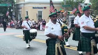 Essex County Emerald Society Police and Fire Pipe Band at Chatham Parade [upl. by Isnan]