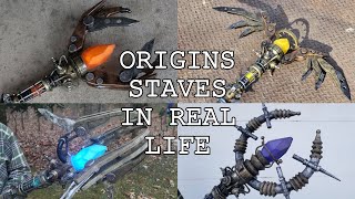 Call Of Duty ORIGINS STAFFS IN REAL LIFE [upl. by Ahsenad]