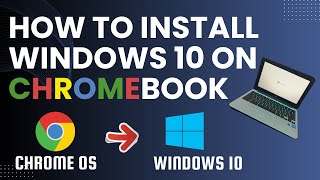 How to install Windows 10 on HP Chromebook 11 G4 windows10 onetap [upl. by Ettenauq]