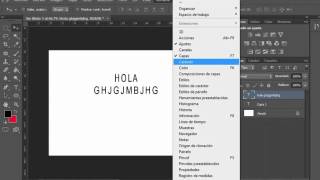 minuscula en Photoshop cs6 [upl. by Rachele]