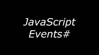 JavaScript Events With Examples [upl. by Elyn]