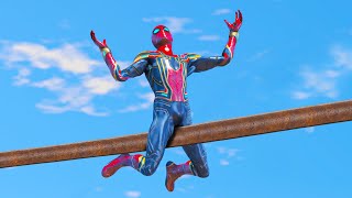 GTA 5 SPIDERMAN Ragdolls Compilation Euphoria Physcis Showcase Long Video 12 [upl. by Acihsay]