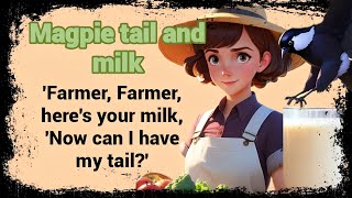 Magpie tail and milk 🌦️ English story [upl. by Haydon]