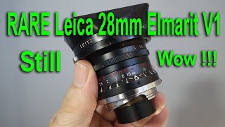 RARE LEICA 28mm Elmarit Ver1 STILL FAB [upl. by Stern42]