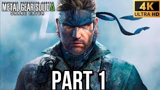 Metal Gear Solid Delta Snake Eater Gameplay Walkthrough Part 1 4K 60FPS No Commentary [upl. by Derfnam623]