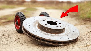 Decent idea from an old brake disc thats worth repeating [upl. by Euginomod]