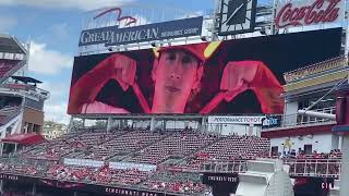 Cincinnati Reds Entrance and Starting Lineup Video [upl. by Gussy]