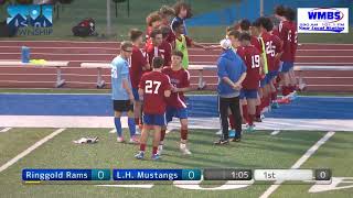 WPIAL Boys High School Soccer Ringgold at Laurel Highlands 92624 [upl. by Aicatsan522]