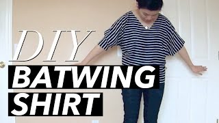 How to Make a Batwing Shirt  WITHWENDY [upl. by Boniface]