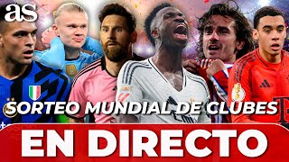 EN VIVO SORTEO MUNDIAL DE CLUBES 2025  REAL MADRID ATLETI BAYERN JUVE [upl. by Akener587]