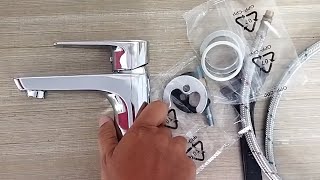 QUICK AND EASY  How to install Mixer Basin Faucet [upl. by Lairbag811]