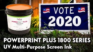 Nazdar PowerPrint Plus 1800 Series UV Screen Ink [upl. by Lewap]