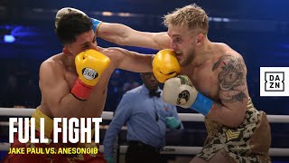 FULL FIGHT  Jake Paul vs AnEsonGib [upl. by Noirred]