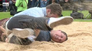 121 Nordostschweizer Schwingfest Die Highlights der ersten drei Gänge [upl. by Shiverick792]