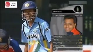 Rohit Sharma 59 vs England  u19 World Cup in Srilanka 2006 [upl. by Esidnac510]