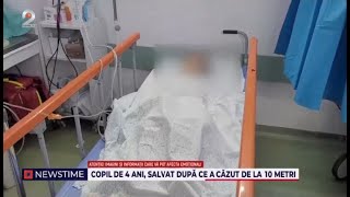 NEWSTIME 02092024  Dominic salvat dupa ce a cazur de la 10 metri [upl. by Philip]