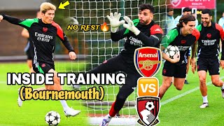 Arsenal Training Today🔥 the hard work continues no rest [upl. by Adorne947]