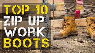 Top 10 Best Zip Up Work Boots [upl. by Carper]