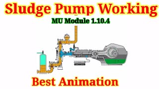 Sludge Pump Working [upl. by Htebazie742]