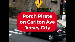 Porch Pirate lives on Carlton Ave in Jersey City NJ [upl. by Aynom]