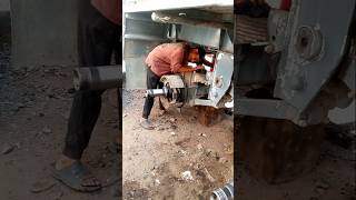 Wheel hub greasing 🔥wheel restoration hub truck [upl. by Aleunam]