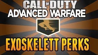 COD Advanced Warfare EXOSKELETT PERKS im Multiplayer PerksFähigkeiten für das Exoskelett [upl. by Seta]