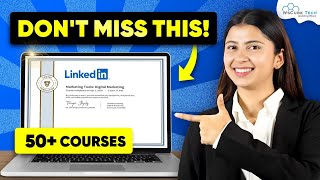 50 LinkedIn Courses Average Students Must Do in 2024 How to get courses [upl. by Ecinaj]