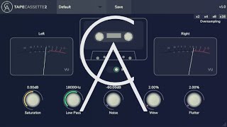 Tape Cassette 2  Wonderful amp Warm Emulation Plugin  VST3 AU AAX AUv3 [upl. by Rednav169]