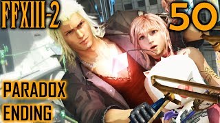 Final Fantasy XIII2 Walkthrough Part 50  Paradox Ending 1  The Future Is Hope [upl. by Ttergram]