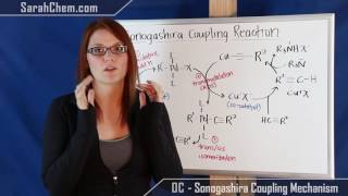 Sonogashira Coupling Reaction Mechanism [upl. by Ahsiele]