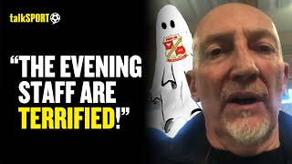 quotCCTV Of A White Apparition Smashing A Wallquot Ian Holloway Shows Swindons HAUNTED Training Ground [upl. by Matthaeus]