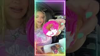 Trisha Paytas Getting Ready for Market amp Enjoying Donut Snack [upl. by Yltnerb737]